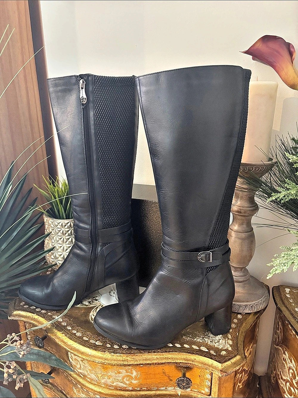 Blondo B5587-BLK Waterproof Over-the-Knee Boots Black Size 10M